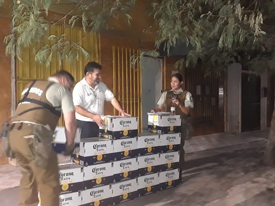Carabineros e Inspección Municipal allanaron siete locales clandestinos