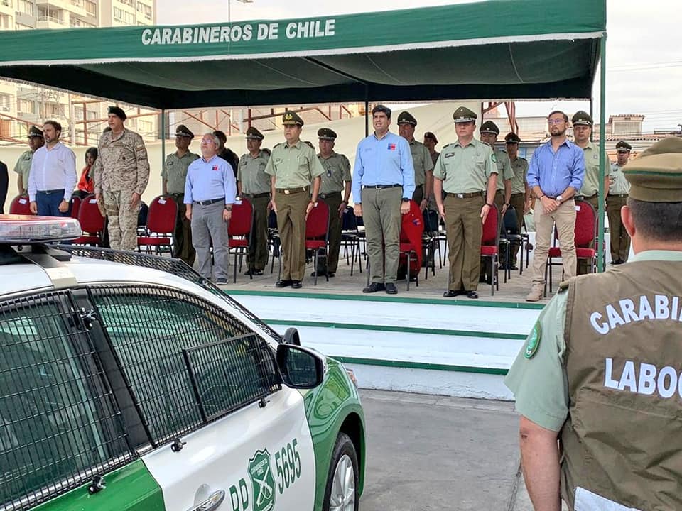 Carabineros recibió 32 nuevos vehículos policiales para reforzar labor policial en la región de Tarapacá