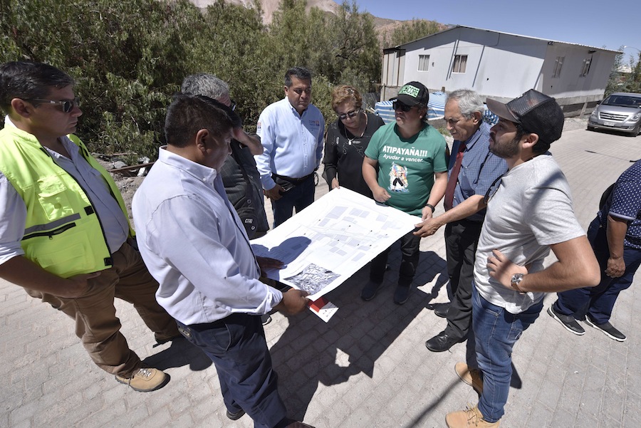 Cores acuerdan suscribir convenio con el MOP para instalar gaviones en Camiña