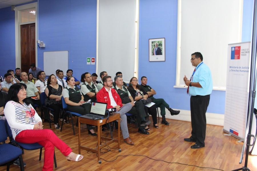 Justicia y DD. HH. participa en charla preventiva contra el Coronavirus dictada para el sector Justicia