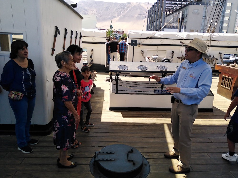 Iquiqueña de 102 años visitó Museo “Corbeta Esmeralda”