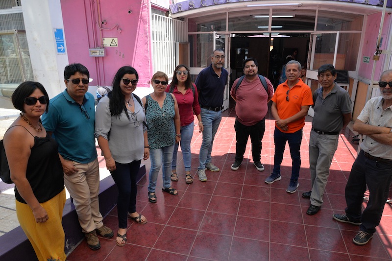 Profesores del Liceo A-5 en sala “indigna”