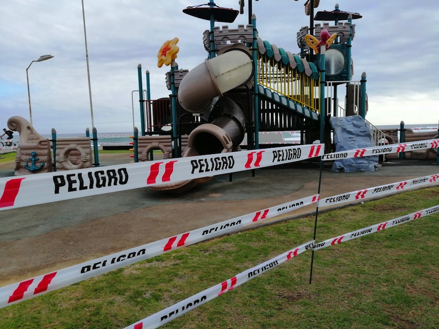 Alcalde Soria y Jefe de Defensa Nacional determinan acordonar Playa Brava