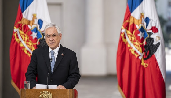 Presidente Piñera entrega mensaje de tranquilidad tras confirmación de primer caso de coronavirus en el país