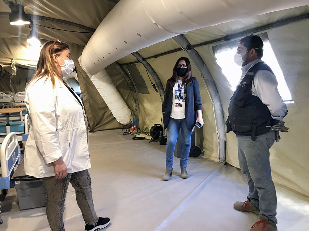 Empresa realizó aporte altruista para climatizar puesto médico del Ejército instalado en el Hospital de Arica