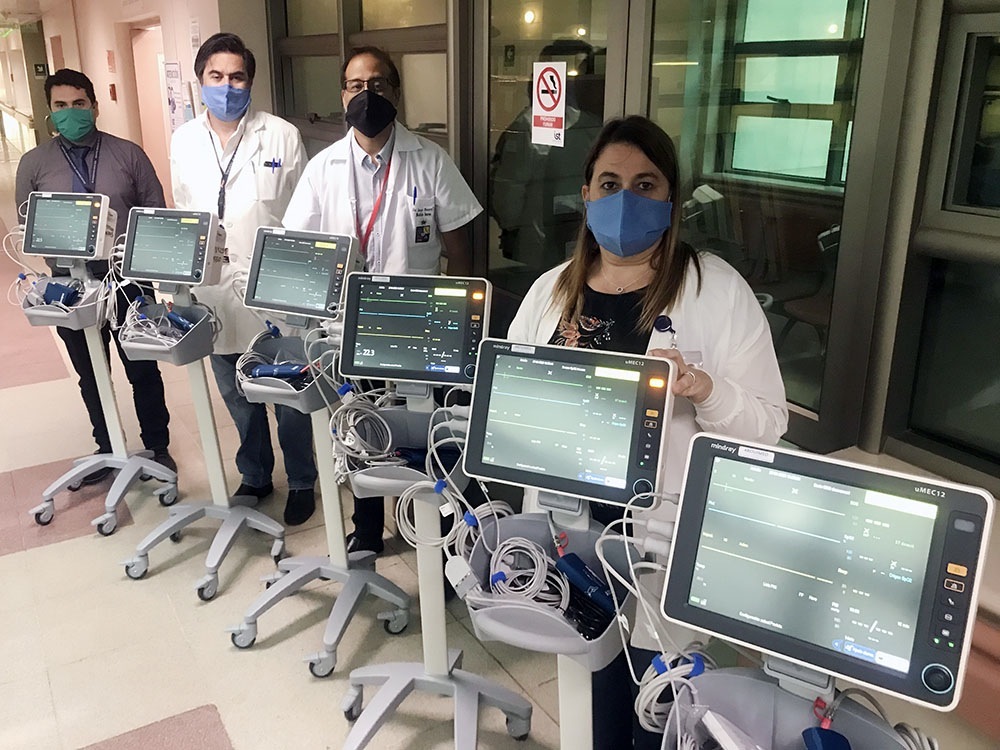 Hospital de Arica recibió nuevos monitores para reorganización de servicios clínicos por plan covid-19