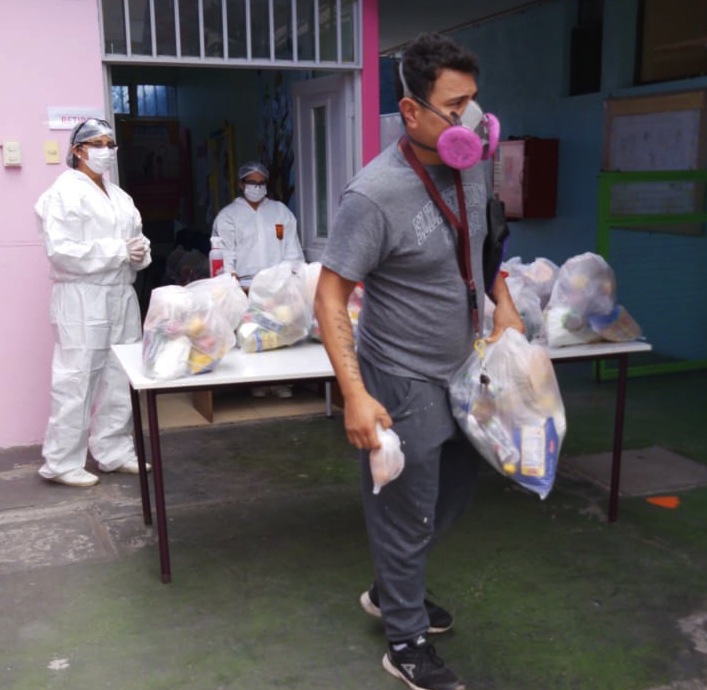 Familias de párvulos recibieron canastas de alimentos distribuidas por JUNJI Tarapacá