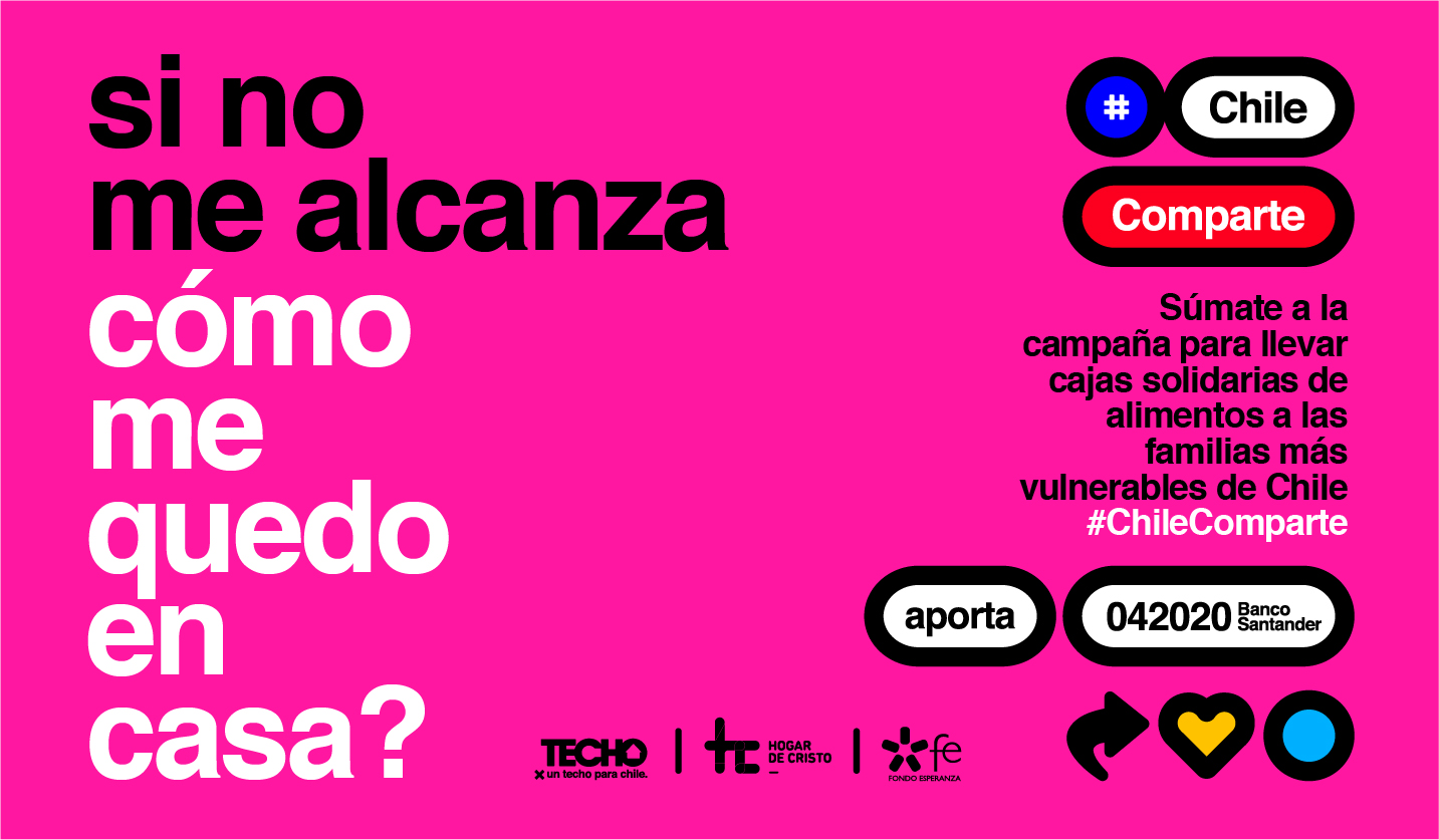 Hogar de Cristo se une a la campaña Chile Comparte para entregar cajas de alimentos a personas excluidas