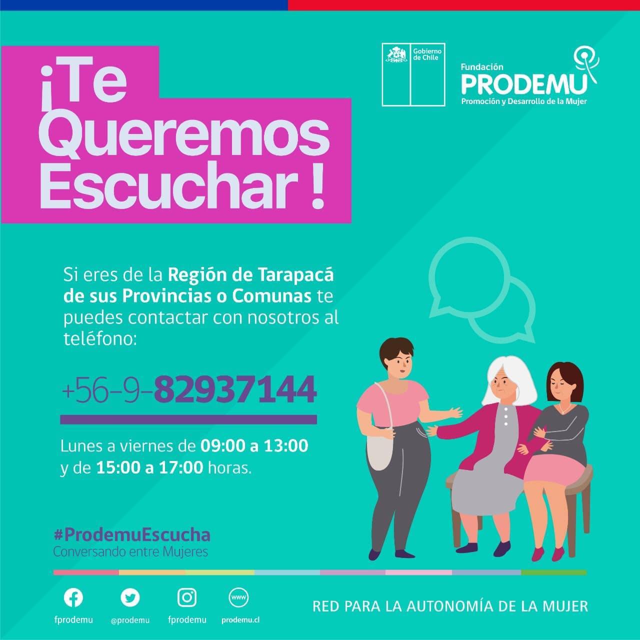 PRODEMU: ¡Te queremos escuchar!