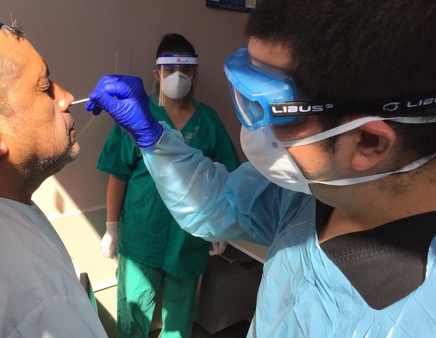 Hospital inició toma de muestras a funcionarios “primera línea”