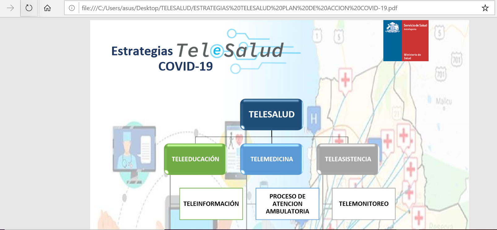 TeleSalud: Medicina a hogares con tecnologías  de la información en contingencia COVID-19