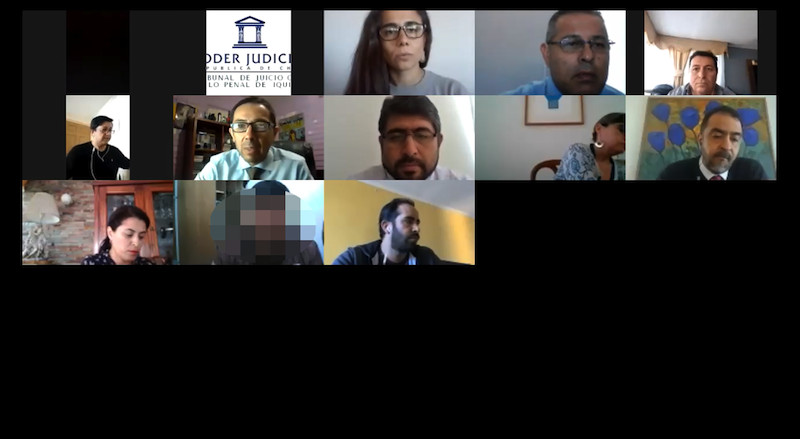 Tribunal de Iquique retoma juicios orales con 30 audiencias por videoconferencia
