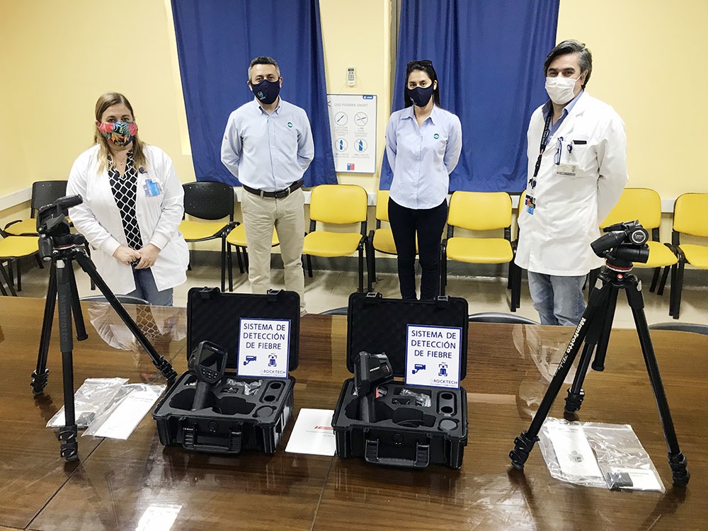 Empresa Corpesca donó dos cámaras térmicas móviles para el Hospital de Arica