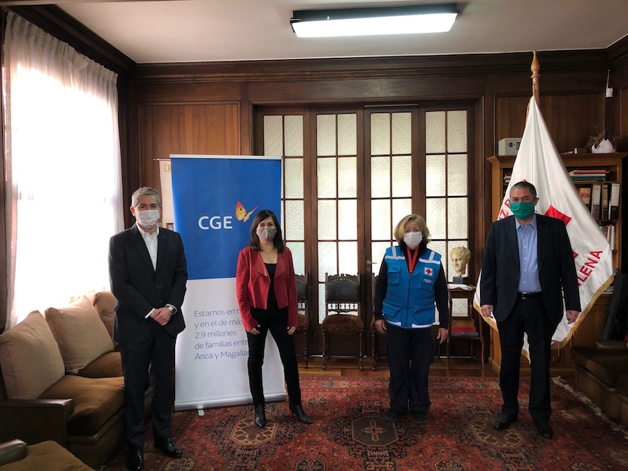 CGE y sus trabajadores aportan $175 millones a la Cruz Roja para apoyar su labor durante esta pandemia