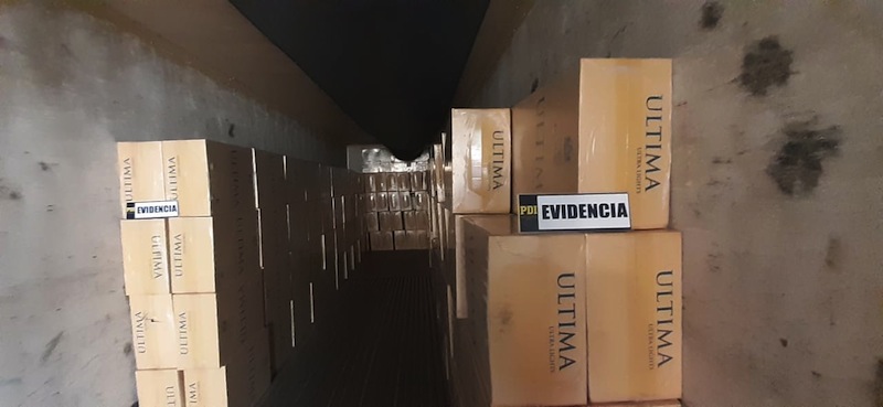 PDI incautó 384.500 cajetillas de cigarrillos por contrabando