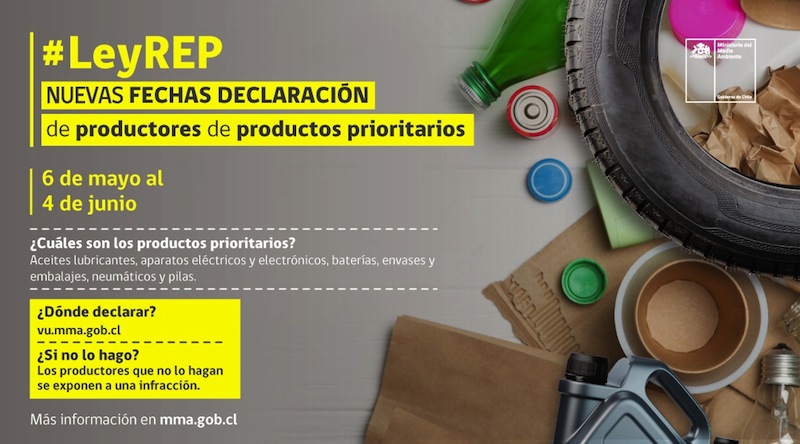 Seremi de Medio Ambiente de Tarapacá informa fecha de declaración de productos prioritarios