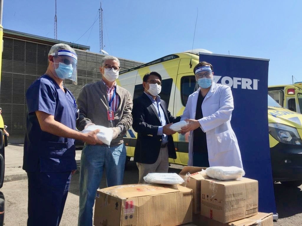 ZOFRI entrega 10 mil mascarillas al Hospital de Iquique