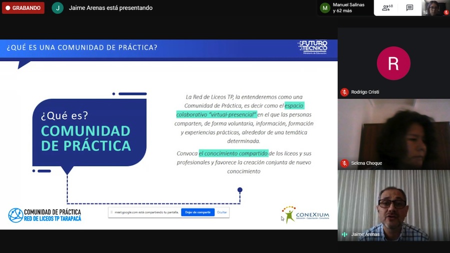 Red Futuro Técnico de Tarapacá inicia etapa de Comunidad de Prácticas