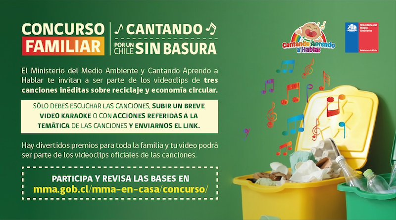 Concurso premia a niños y niñas que canten al reciclaje y a la economía circular