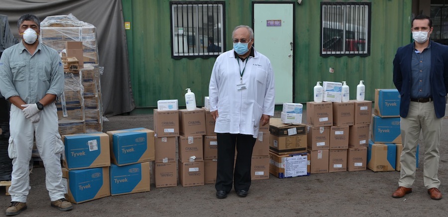 CORESEMIN Tarapacá donó múltiples Elementos de Protección Personal para profesionales del Hospital de Iquique
