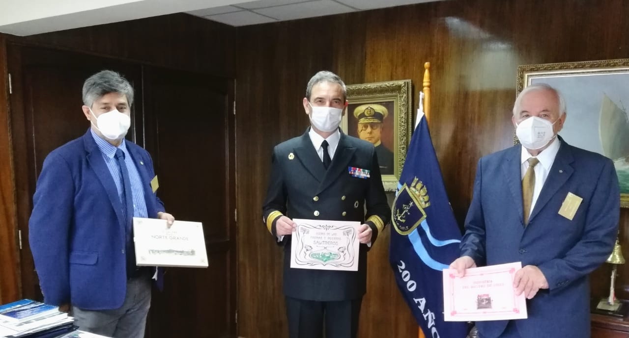 Rotary Club Iquique saludó a la Armada en el 141 aniversario del Combate Naval de Iquique y Punta Gruesa