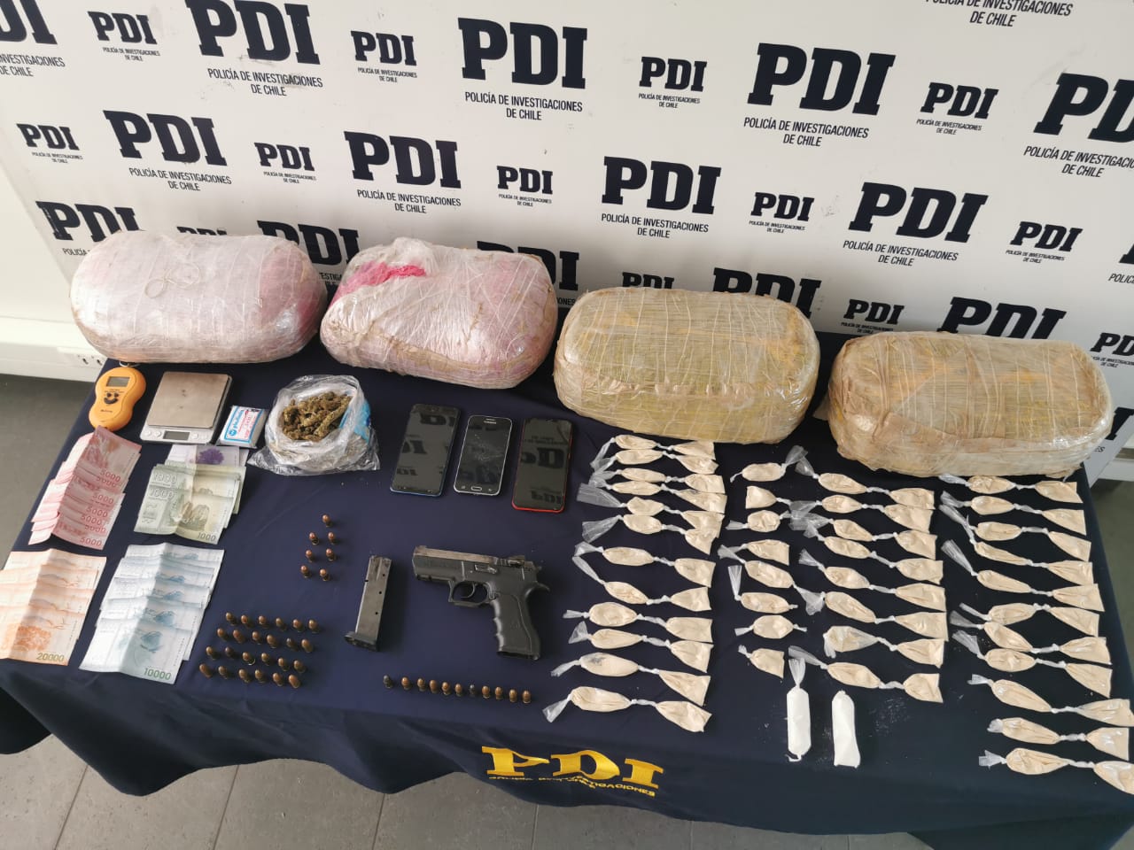 En prisión preventiva detenidos por tráfico de drogas