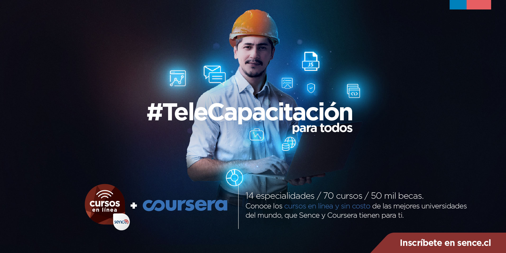 Sence lanza 50 mil becas de la plataforma líder en aprendizaje virtual Coursera