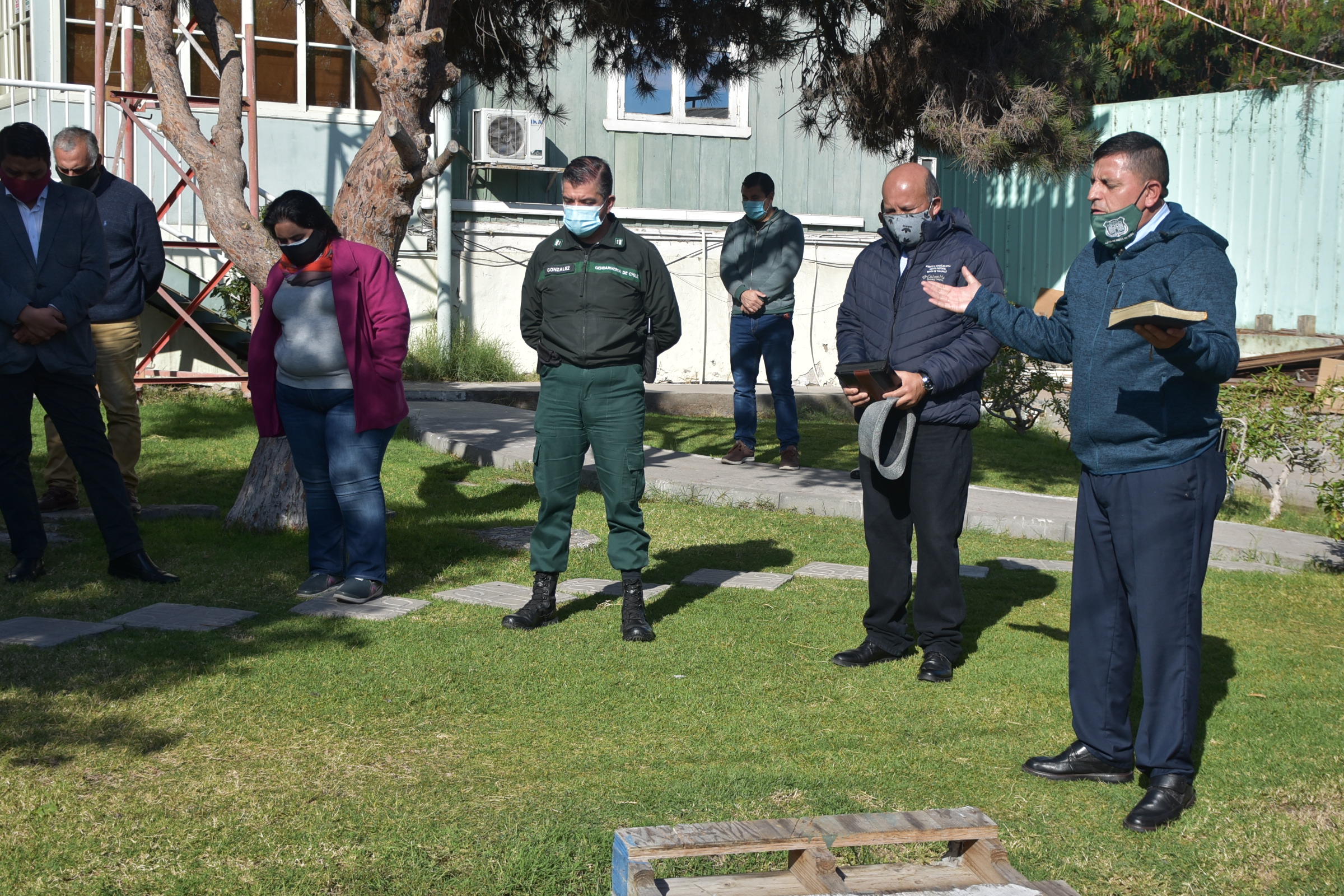 Capellanía Evangélica de Tarapacá oró por la familia de Gendarmería
