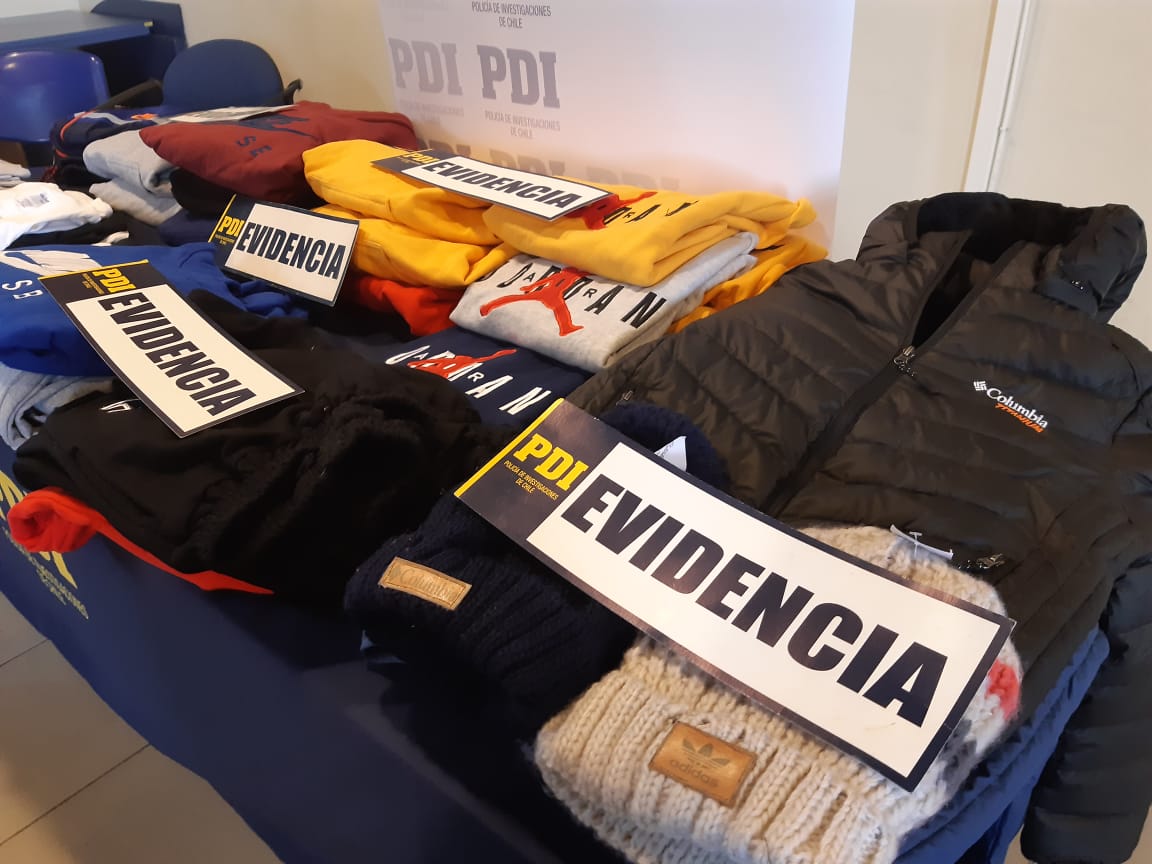 Vendían productos falsificados en pleno centro de Antofagasta