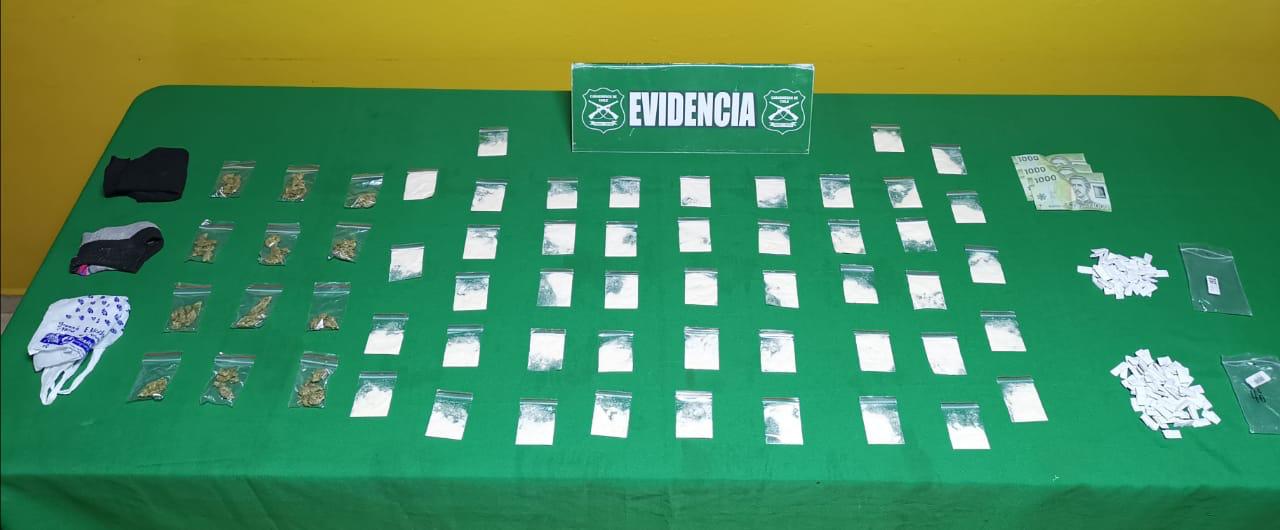 O.S.7 detiene a sujeto con “delivery” de drogas en la comuna de Iquique