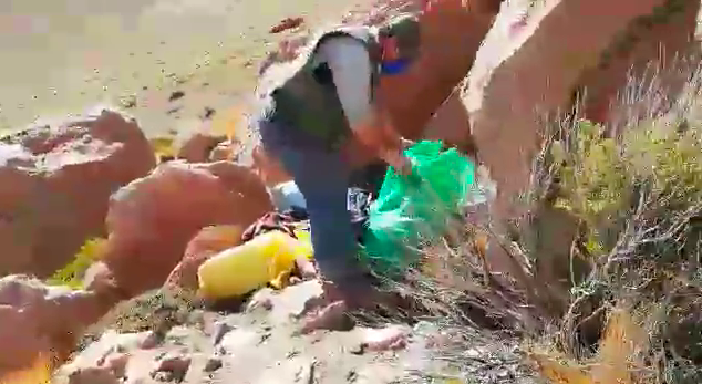 Carabineros incauta casi 160 mil dosis de droga en ladera de Volcán San Pedro