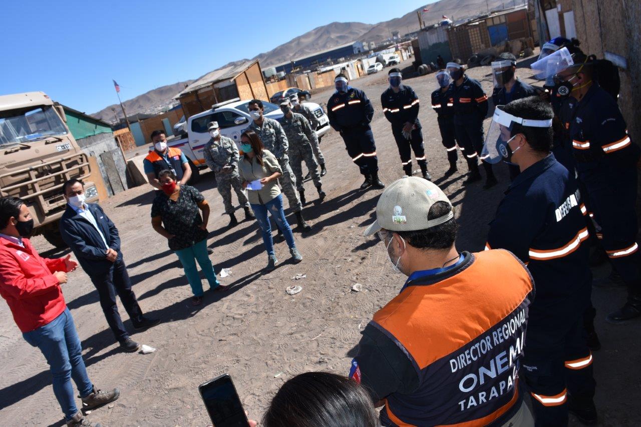 Minvu cierra la 2ª etapa de entrega de kits de limpieza para campamentos en Tarapacá