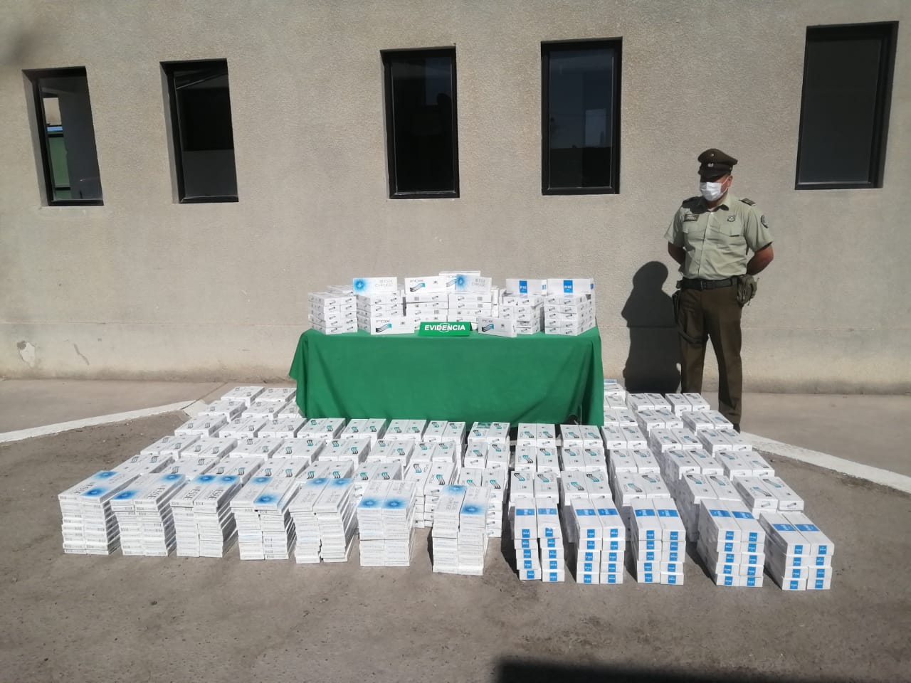 Detenido por contrabando de cigarrillos en Huara