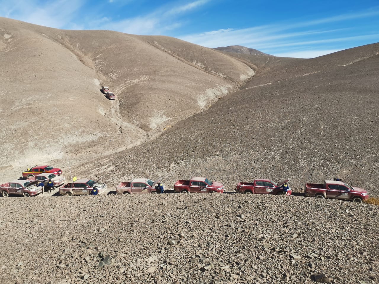 PDI recupera $225 millones en camionetas robadas desde Minera Escondida