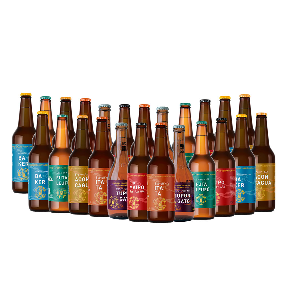 Seis emprendedores nacionales se unieron para lanzar cervezas de edición limitada con nombres de ríos chilenos