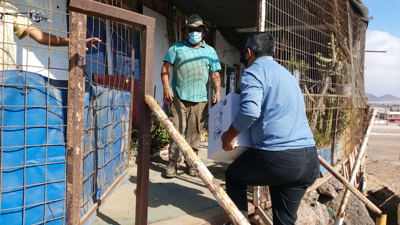 Recicladores de base de Iquique, Alto Hospicio, Pozo Almonte y Pica reciben ayuda durante la pandemia