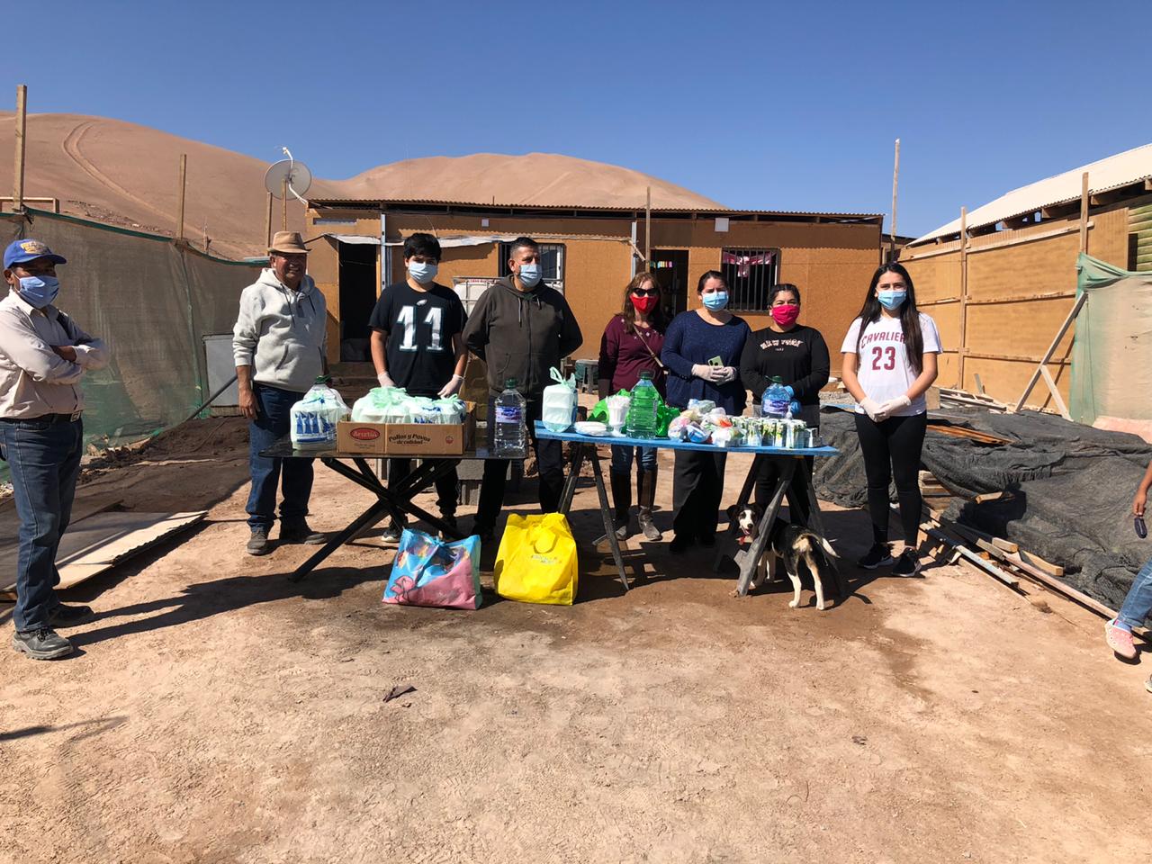 Templo Evangélico Misionero entrega ayuda alimenticia