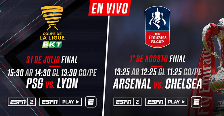 Dos finales imperdibles en #futbolxespn