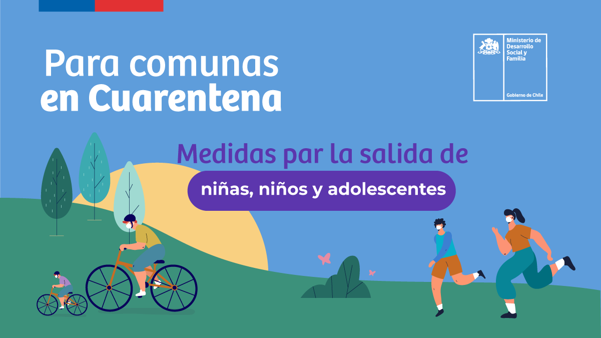 Menores de edad podrán optar a permisos recreativos en comunas que llevan más de dos semanas en cuarentena