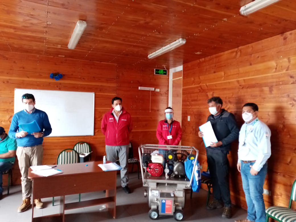 Faenas más seguras: Pescadores de Tarapacá reemplazan sus compresores por nuevos equipos de buceo