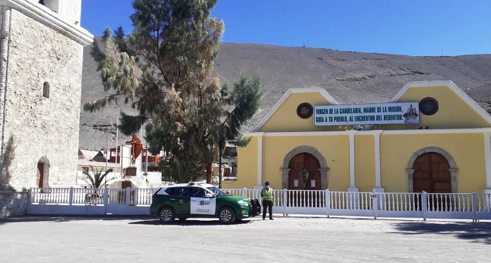 Carabineros refuerza servicios preventivos en pueblo de Tarapacá, comuna de Huara