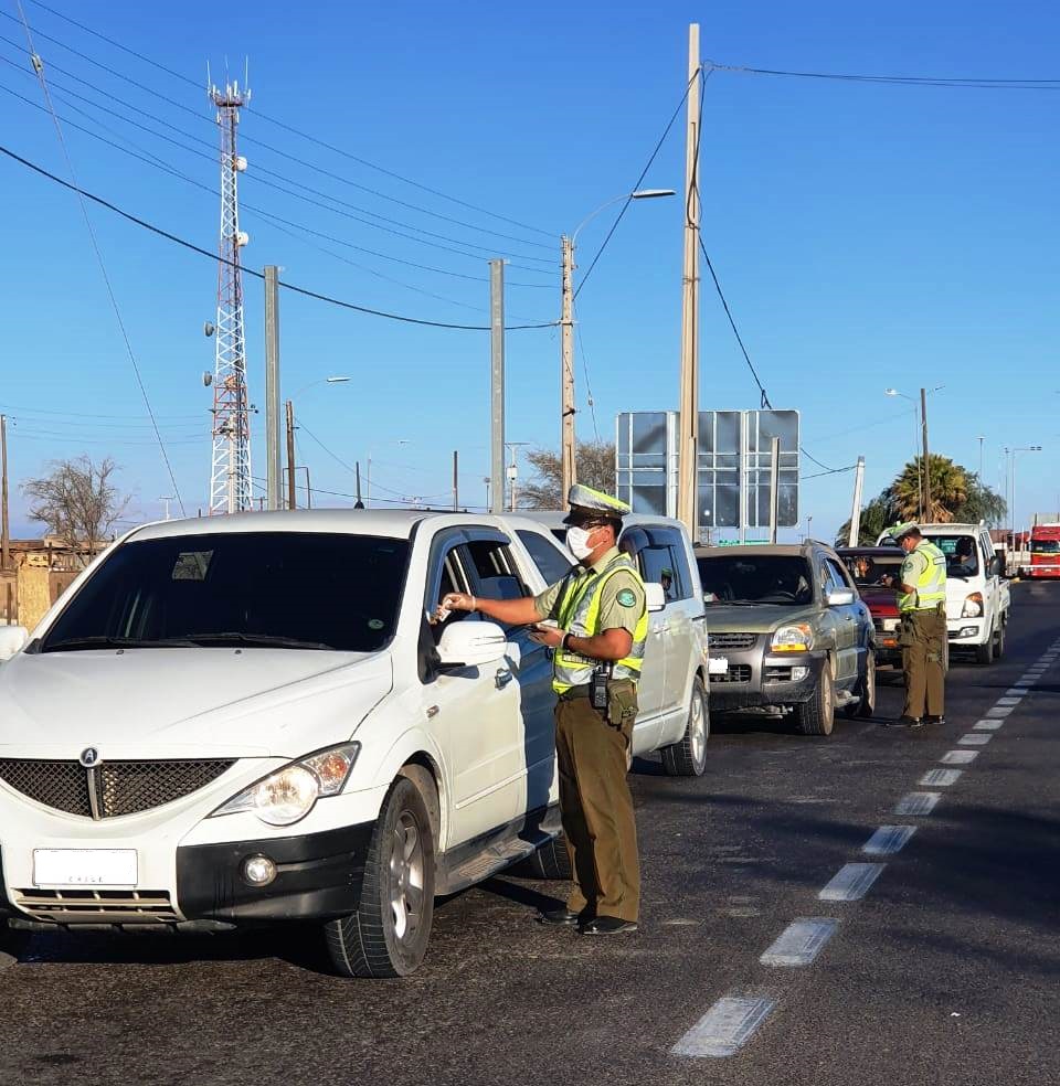 Carabineros de Tarapacá entrega balance del fin de semana