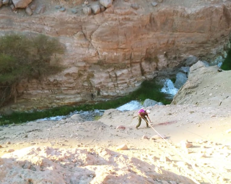 Carabineros rescata a familia en el sector de la quebrada El Salto, comuna de Pica