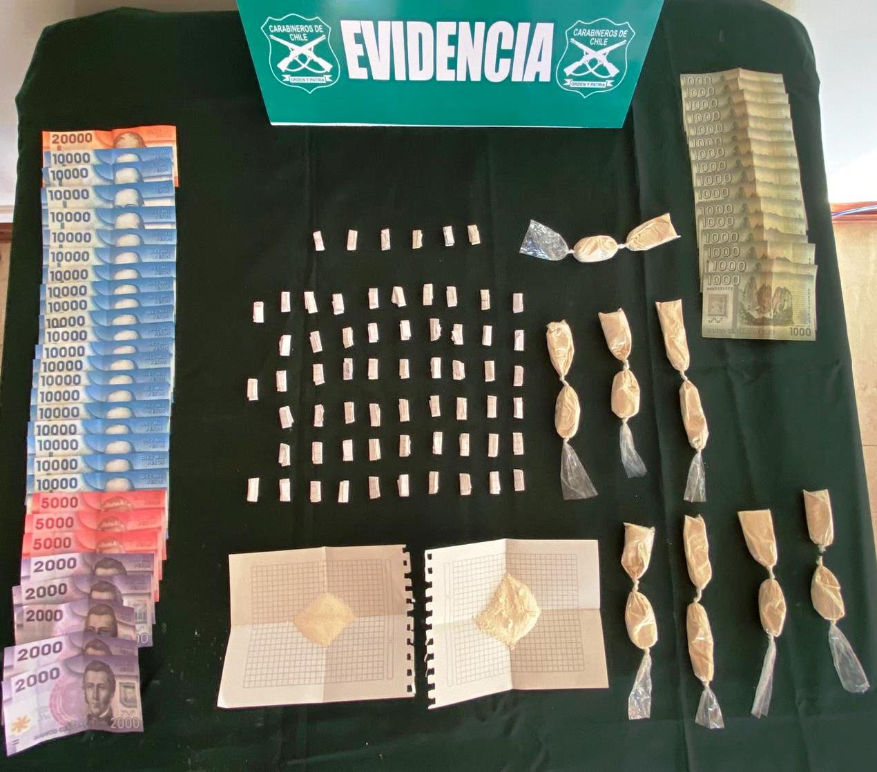 Detenida por tráfico de drogas en sector de Alto Hospicio