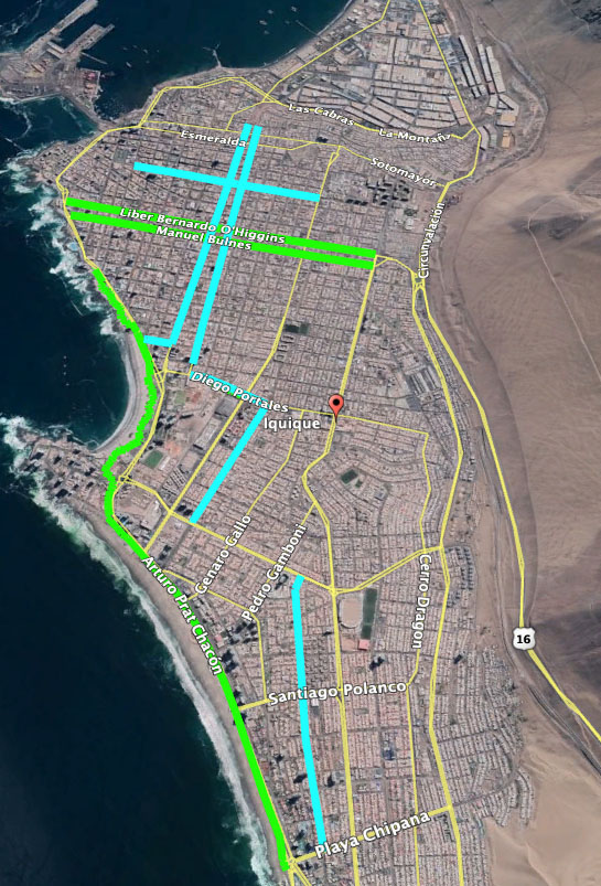 Iquique: Aprobados los fondos para la construcción de ciclovías y pasos peatonales temporales