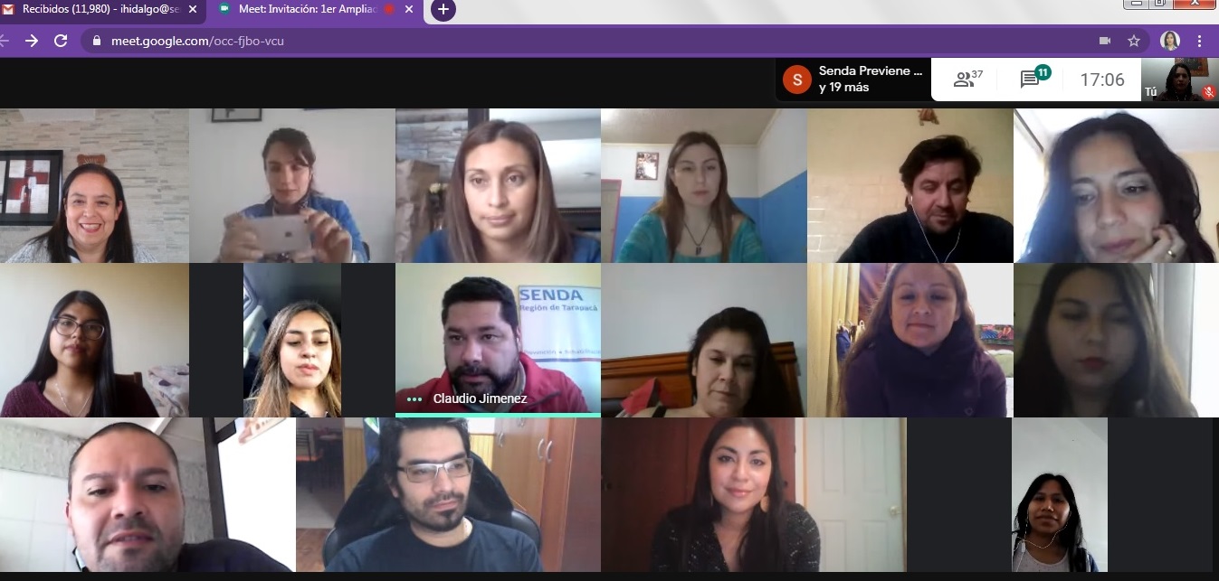 Equipos comunales SENDA Previene fortalecen competencias en prevención del consumo de alcohol y otras drogas en Tarapacá