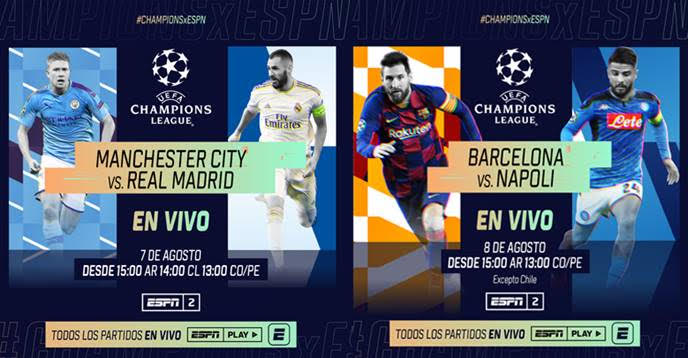 Atención futboleros: Partidazos en #FUTBOLxESPN