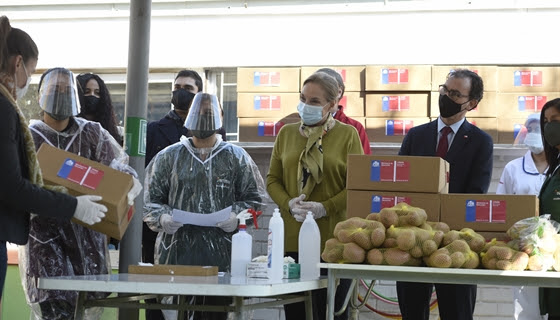 Entrega de canastas de alimentación para cerca de dos millones de párvulos y escolares