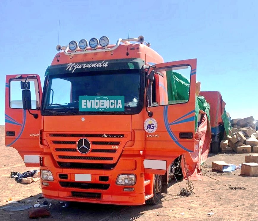 Simulando control sanitario asaltaron a camionero en la Ruta A-16