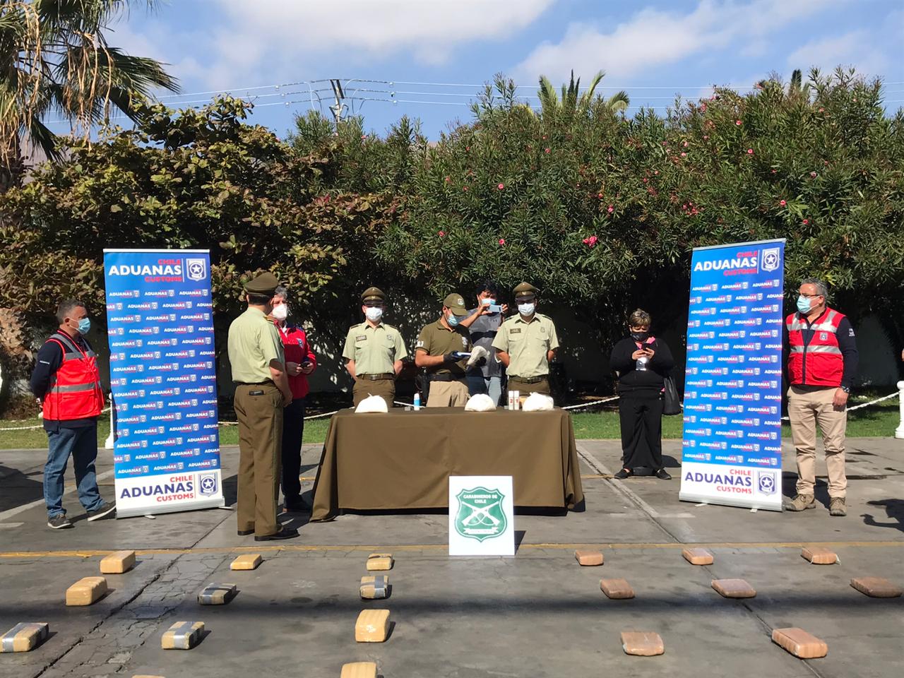 Aduanas detectó 81 kilos de droga y Carabineros detuvo a involucrados